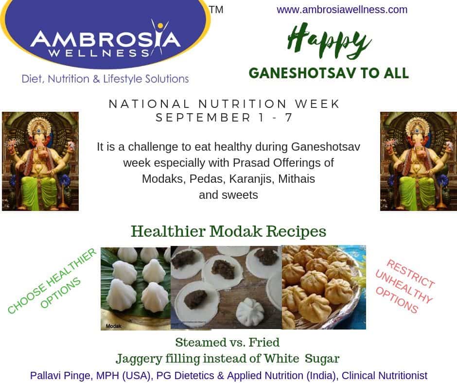 Choose healthier Ganpati food recipes