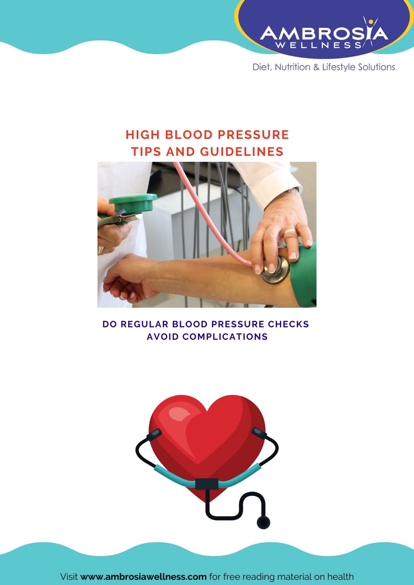 High Blood Pressure Control, BP, Hypertension Diet Tips and Guidelines