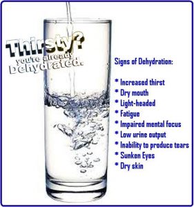 Avoid dehydration
